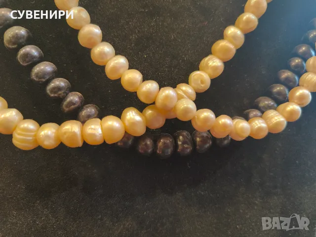 Дамски колиета от естествени перли , снимка 2 - Колиета, медальони, синджири - 48339380