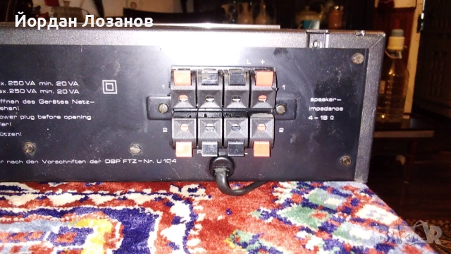 Усилвател SABA MI1212, снимка 8 - Ресийвъри, усилватели, смесителни пултове - 52025810