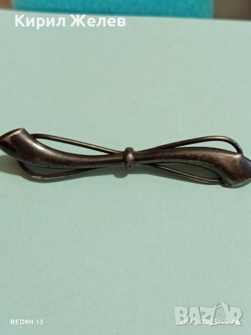 ВИНТИДЖ СРЕБЪРНА БРОШКА в СТИЛ АРТ ДЕКО за КОЛЕКЦИОНЕРИ 50784, снимка 4 - Колиета, медальони, синджири - 52858055