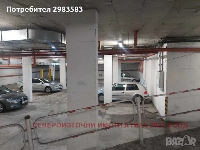 Подземно паркоместо под наем в района срещу автогара Варна, 85 евро, снимка 2 - Гаражи и паркоместа - 52350413