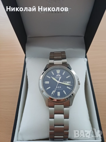 Мъжки ръчен часовник Orient RA-AB0F09L Classic Automatic 3 Star, снимка 4 - Мъжки - 51600083