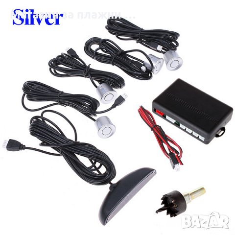 Парктроник с 4 датчика AT PARK 4G LCD дисплей и звукова сигнализация, снимка 9 - Аксесоари и консумативи - 28384212