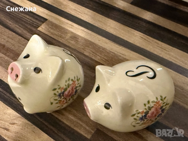 Порцеланов комплект за сол и пипер, снимка 3 - Други ценни предмети - 52978963