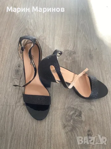 Дамски сандали на ток, снимка 2 - Сандали - 48626328