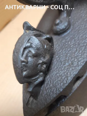 Стара Чугунена Ютия На Жар., снимка 8 - Антикварни и старинни предмети - 48733588