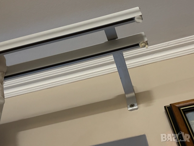 Комплект готови пердета-6 метра с двойна алуминиева релса-3 метра, снимка 10 - Пердета и завеси - 51999551