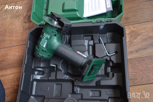 Нов акумулаторен ъглошлайф Parkside 20V, снимка 3 - Други инструменти - 50854452