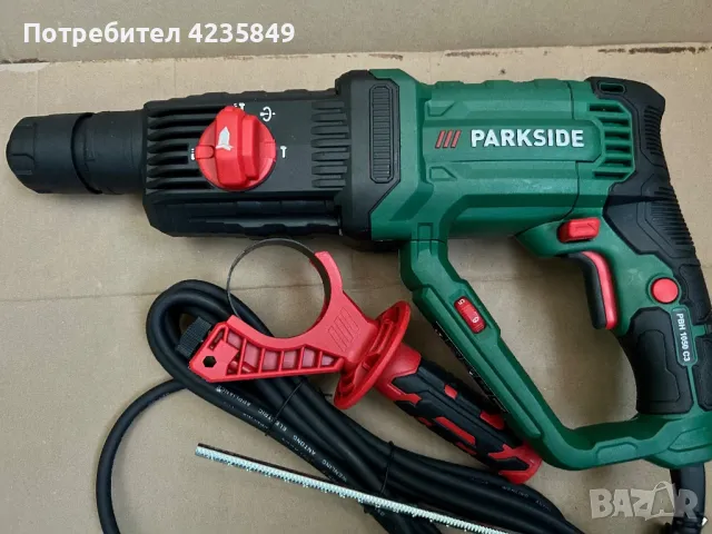 Перфоратор парксайд 1050 вата , снимка 2 - Бормашини - 47884847