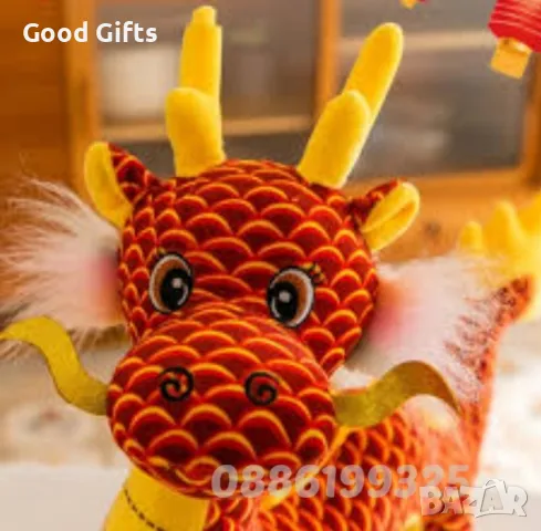 Плюшен дракон, плюшена играчка Дракон, Реалистична Плюшена играчка , снимка 4 - Плюшени играчки - 47527487