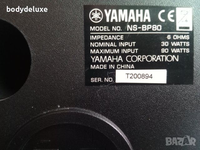 Yamaha NS-BP80 тонколонки, снимка 3 - Тонколони - 29040398