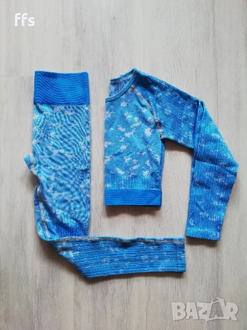 НАМАЛЕНИЕ! Нов спортен син сет - КОД: 659, снимка 3 - Спортни екипи - 33071142