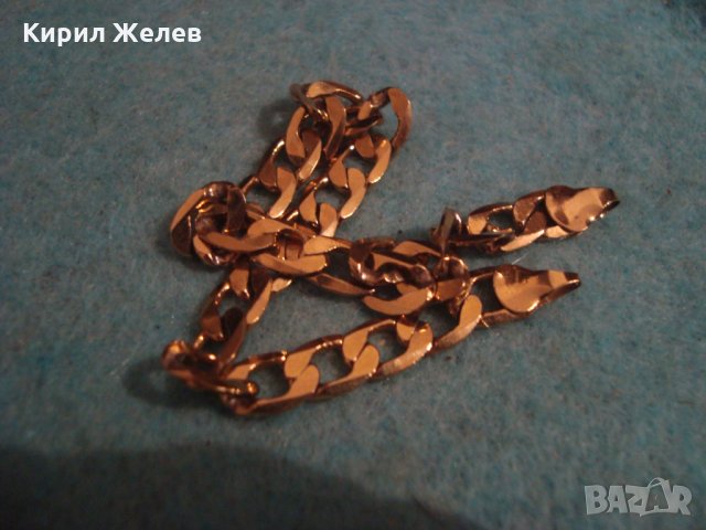 ПОЗЛАТЕНА МОДНА ГРИВНА КЛАСИЧЕСКА ПЛЕТКА от БЛАГОРОДНА НЕРЪЖДАЕМА СТОМАНА 6994, снимка 6 - Гривни - 35363997