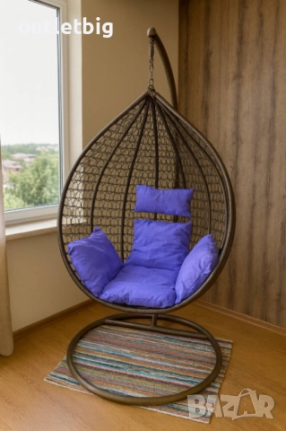 Люлка градинска висяща люлка тип гнездо,яйце–Промоция!