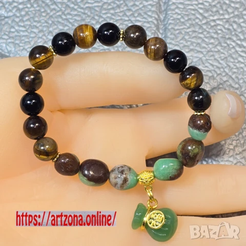 ⚜️ Гривни с камъни, кристали, талисмани, снимка 16 - Гривни - 50889257