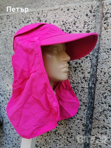 Продавам нова лека лятна бързосъхнеща шапка с покриване на врата и сгъваема козирка , снимка 3 - Шапки - 37458475