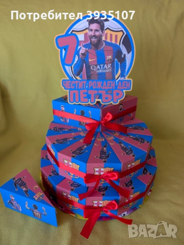 Картонена торта Роналдо, снимка 5 - Други - 52264811