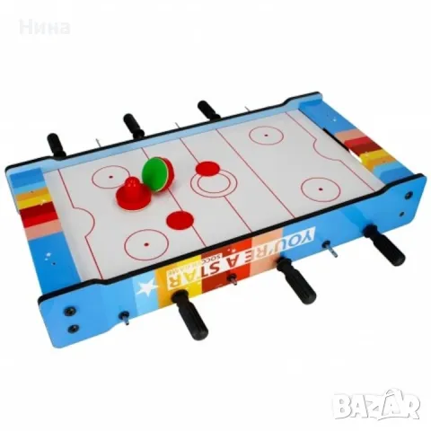 Мултифункционална 2 в 1 игра от дърво - джага/ хокей, снимка 9 - Образователни игри - 48325872