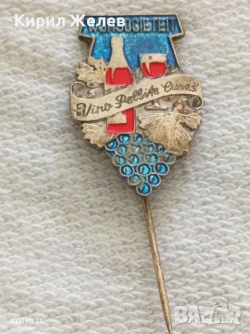 Стара рядка значка W*JNSOCIETEIT от соца за КОЛЕКЦИЯ ДЕКОРАЦИЯ 30423, снимка 4 - Колекции - 50721628