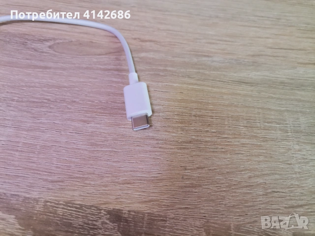 Кабел USB - type C бял, снимка 4 - USB кабели - 53109128