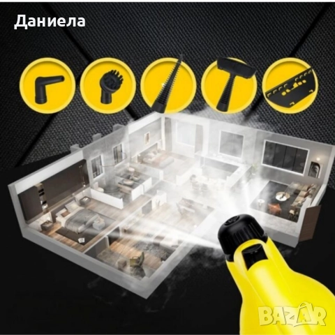 Мултифункционална ръчна парочистачка – 1000W пара за дълбоко почистване, снимка 7 - Парочистачки и Водоструйки - 52550080