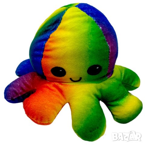 Плюшена играчка двулицев октопод, снимка 1