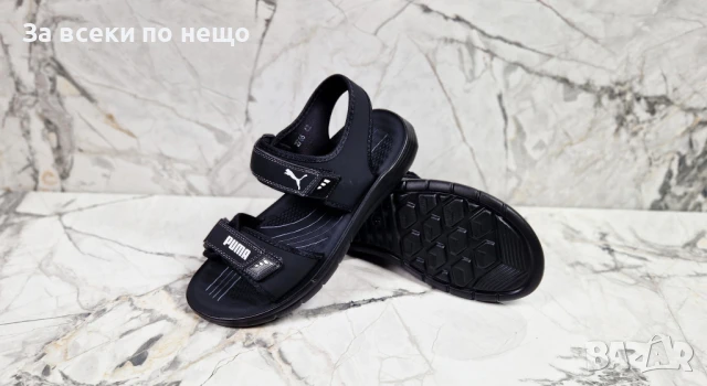 Puma Мъжки Черни Ежедневни Сандали Пума Код P707, снимка 7 - Мъжки сандали - 50585060