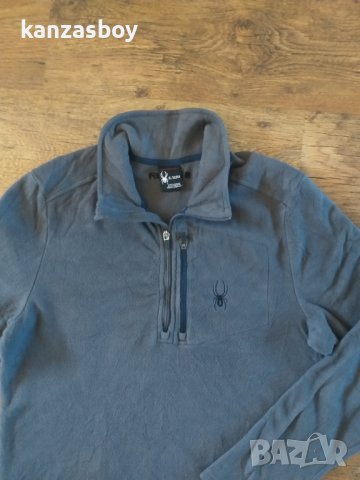SPYDER TRANSPORT 1/4 Zip Fleece Pullover - поларено мъжко горнище ХЛ , снимка 2 - Спортни дрехи, екипи - 43562747