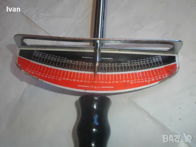 200 Нютонметри НОВ Немски Ръчен Динамометричен Стрелкови Ключ 45см /Mkp 0-20 /Nm 0-200., снимка 7 - Други инструменти - 47459384