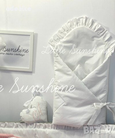  Swaddle Wrap - Разкошно одеялце тип „прегърни ме“ Ruffles, снимка 3 - Други - 38544720