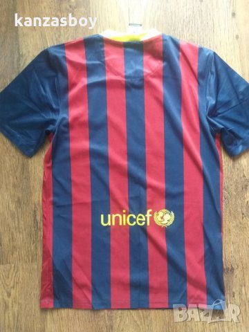 Nike Barcelona Mens SS Home Shirt - страхотна футболна тениска КАТО НОВА, снимка 8 - Тениски - 32635620
