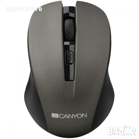 Мишка Безжична Canyon CNE-CMSW1сива 3 btn Grey Wireless Optical Mouse