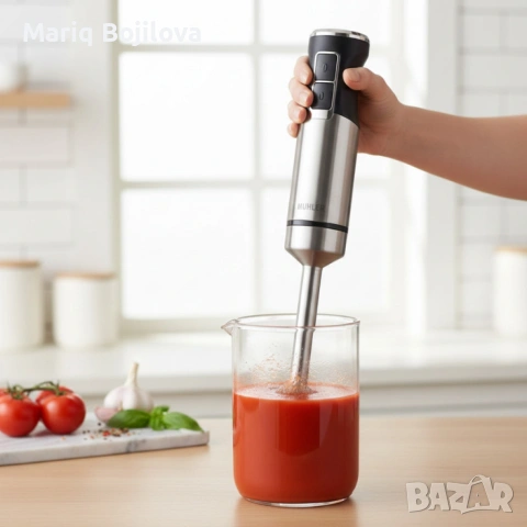 Пасатор Muhler MB-77S, 1000W, метален, снимка 3 - Чопъри и пасатори - 53048947