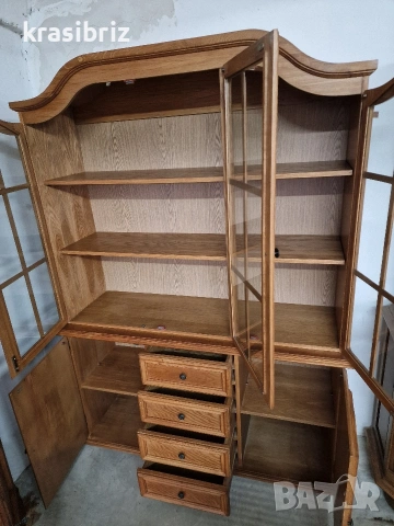 Масивна Витрина -внос от Германия! , снимка 4 - Секции и витрини - 53521485