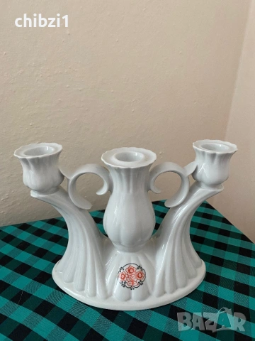 ⚜️Полски порцеланов свещник 