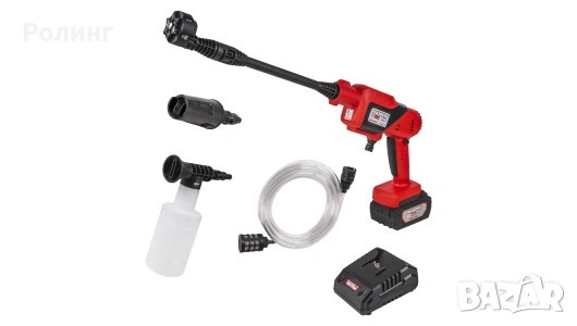 R20 Водоструйка 2,5MPa 3,3L/min 4Ah 6в1 дюза RAIDER PRO RDP-CHPC20/072110