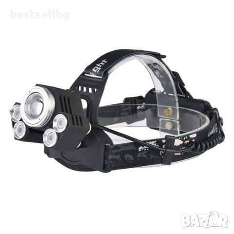 Мощен акумулаторен лед челник фенер за глава LED за лов риболов каска, снимка 10 - Къмпинг осветление - 29051474