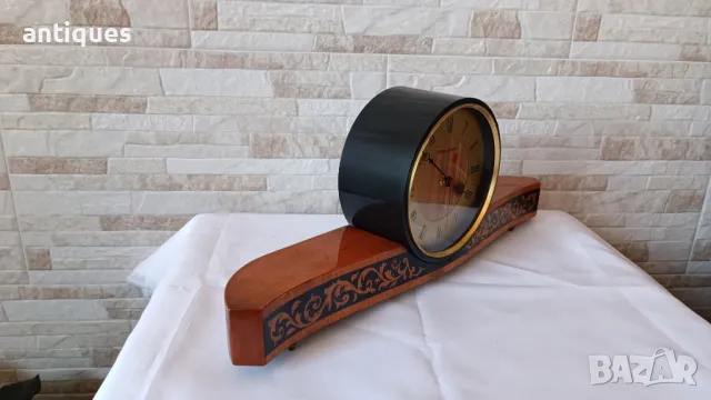 Стар руски настолен часовник - Янтар / Jantar - Made in USSR - 1970г., снимка 4 - Антикварни и старинни предмети - 48782550