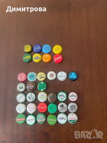 Капачки от бира и безалкохолни напитки