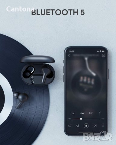   Aukey EP-T25 True TWS слушалки с докинг, Bluetooth 5.0р USB-C, снимка 4 - Безжични слушалки - 37803790