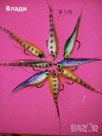 стримери ( имитация на рибки) за морски и речен риболов на хищници, снимка 4 - Такъми - 43602934