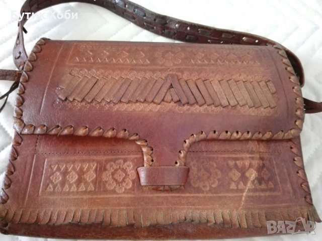 Ретро чанта СБХ естествена кожа, снимка 7 - Чанти - 32513527