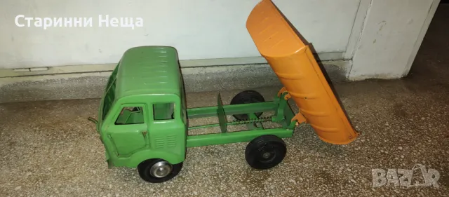  РЕДКАЖ стар метален камион СИМ  стар руски камион ламаринен камион стари руски  играчки , снимка 9 - Колекции - 48003774