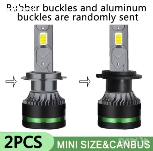 H1,H4,H7,H8 Led автомобилни крушки, снимка 4 - Аксесоари и консумативи - 49578658