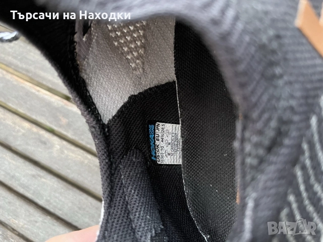 $163 Мъжки маратонки HOKA Carbon X3 Black and white 44-45 отлично състояние, снимка 10 - Маратонки - 52033659