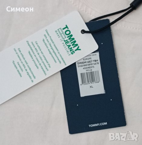 Tommy Jeans T-Shirt оригинална тениска XL памучна фланелка, снимка 8 - Тениски - 43501552