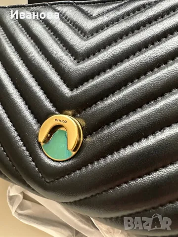 Дамска чанта Pinko модел Love Lady Puff Classic, снимка 4 - Чанти - 48471483