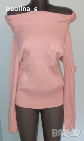 Пуловер с открити рамене "Zucchero"® / универсален размер , снимка 6 - Блузи с дълъг ръкав и пуловери - 16186084