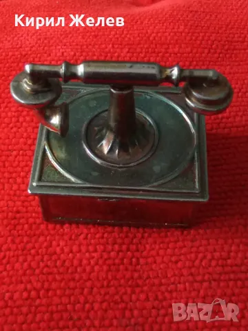 КОЛЕКЦИОНЕРСКА МЕСИНГОВА МИНИАТЮРА на СТАР ТЕЛЕФОН За РЕТРО ИНТЕРИОР 39879, снимка 10 - Колекции - 46995019