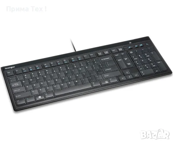 Тънка кабелна клавиатура Kensington, снимка 1