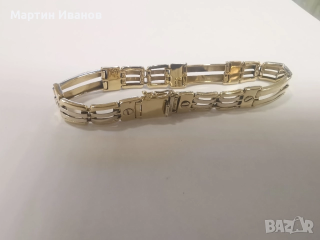 Златна мъжка гривна 2, снимка 3 - Гривни - 51879078